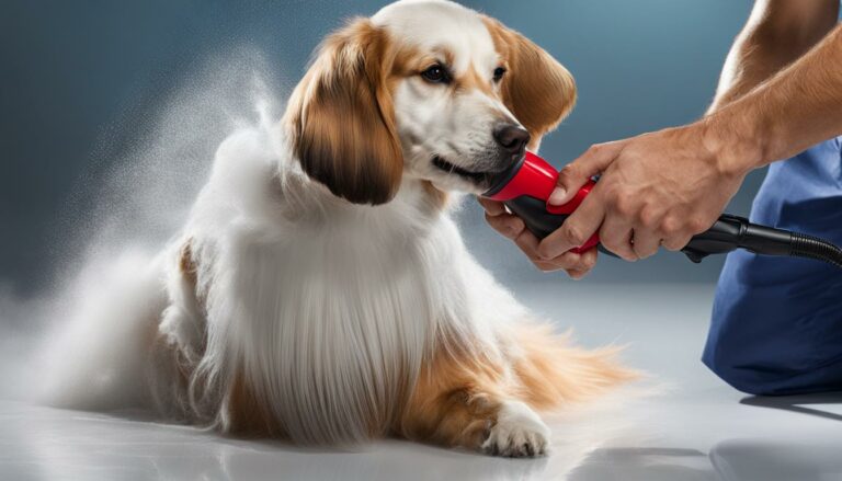 professionele waterblazer hond