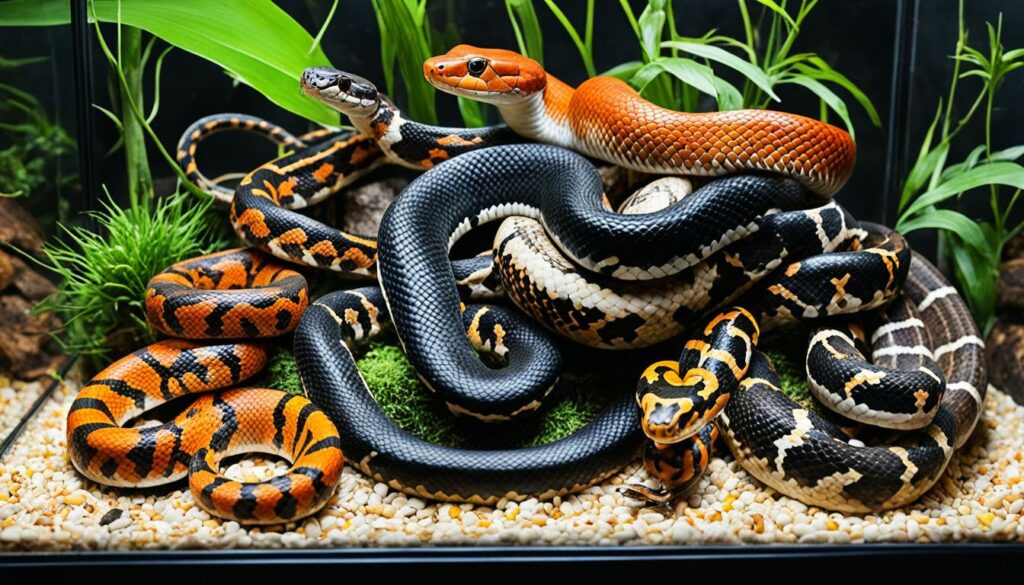 Geschikte slangen als huisdier