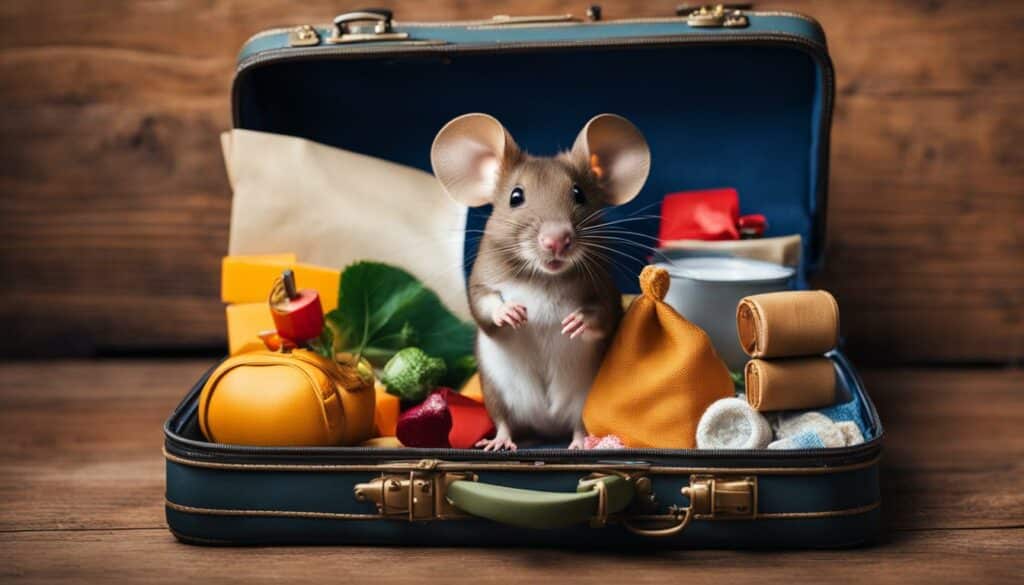 muizen verzorgen tijdens vakantie