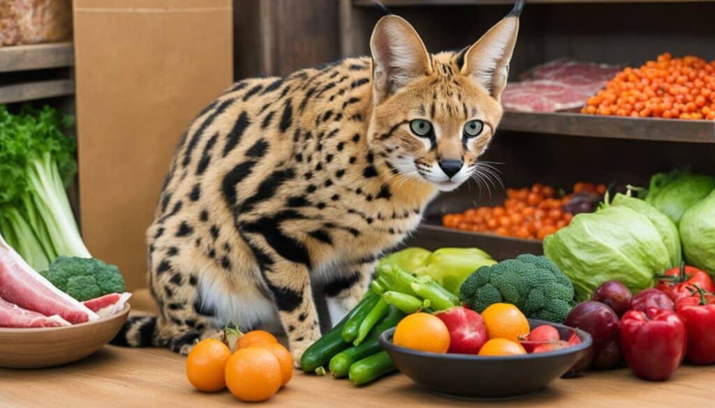 serval voeding en dieet