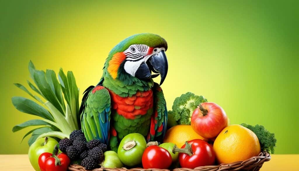 voeding voor papegaaien
