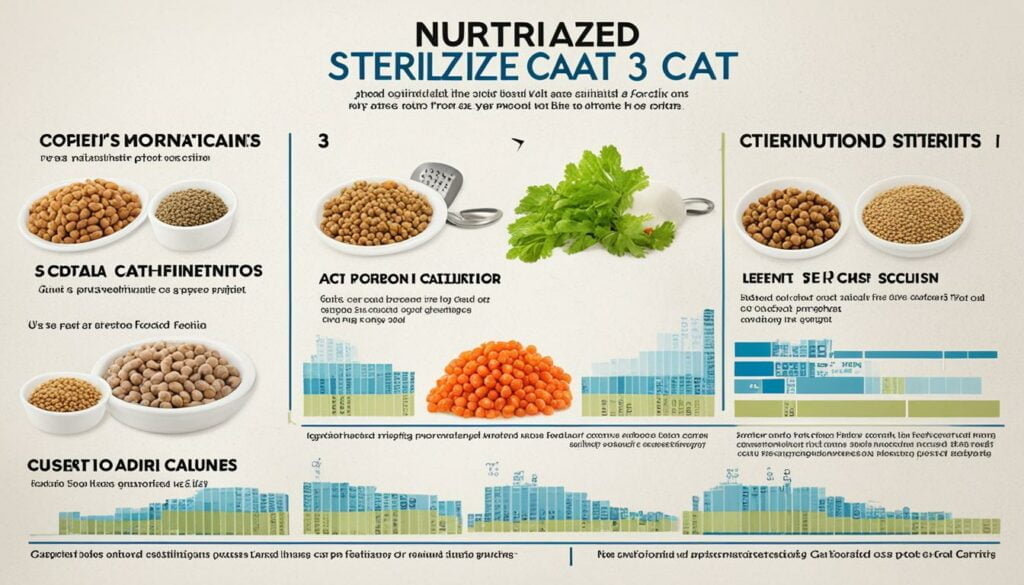 bepalen voedingsbehoefte gesteriliseerde kat