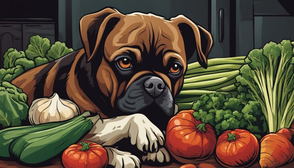 giftige groenten voor honden