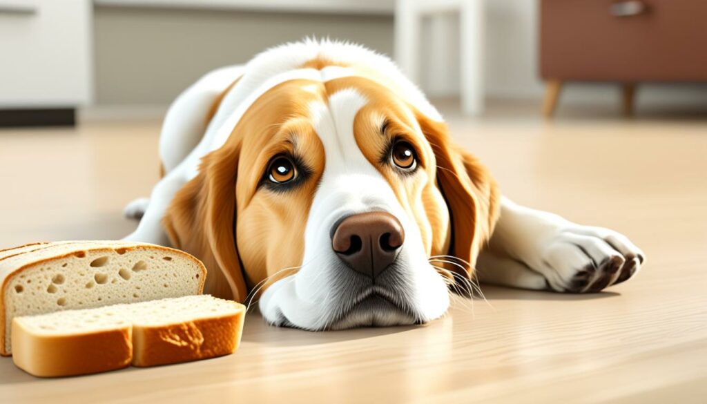 hond maagklachten brood