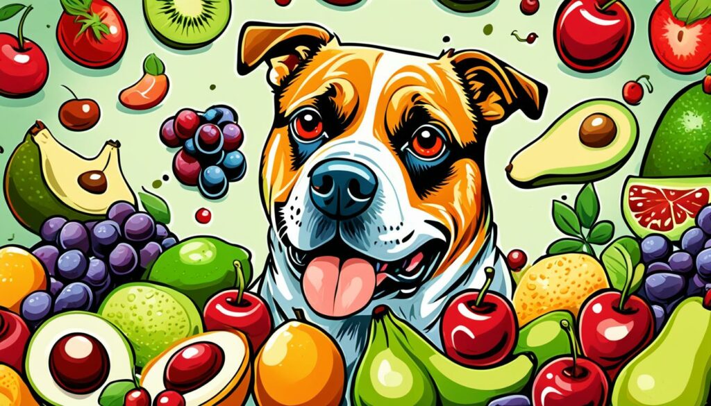 ongezonde fruitsoorten voor honden