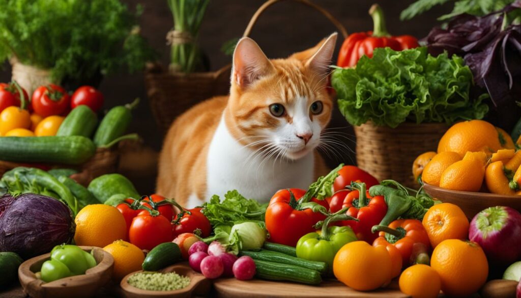 Tips voor het voeren van groenten en fruit aan katten