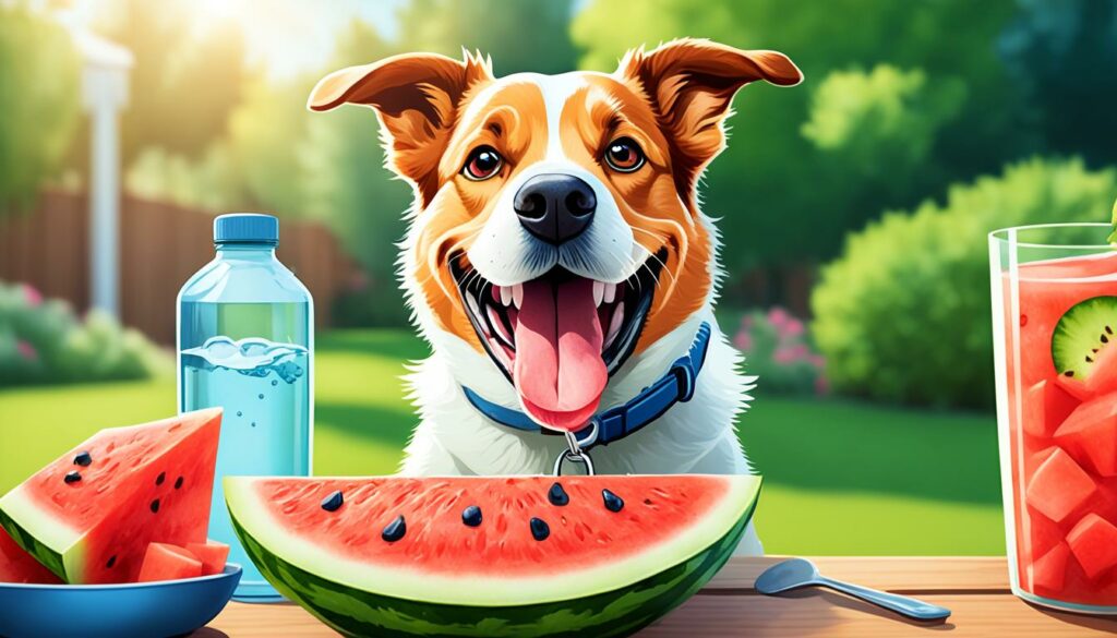 Veiligheidstips watermeloen voor honden