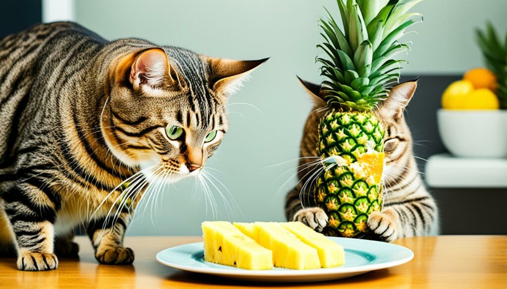 ananas serveren katten