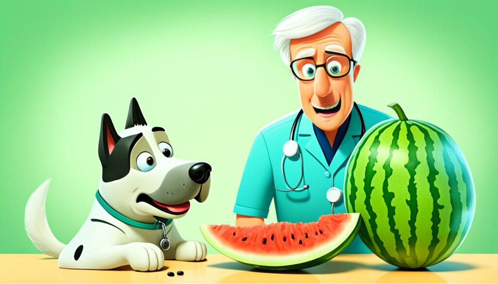dierenarts raadplegen watermeloen hond