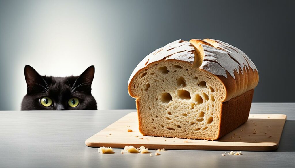 gevaarlijk brood voor katten