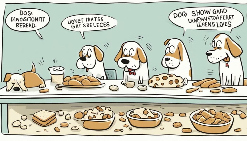 gevolgen van vaak brood eten voor honden