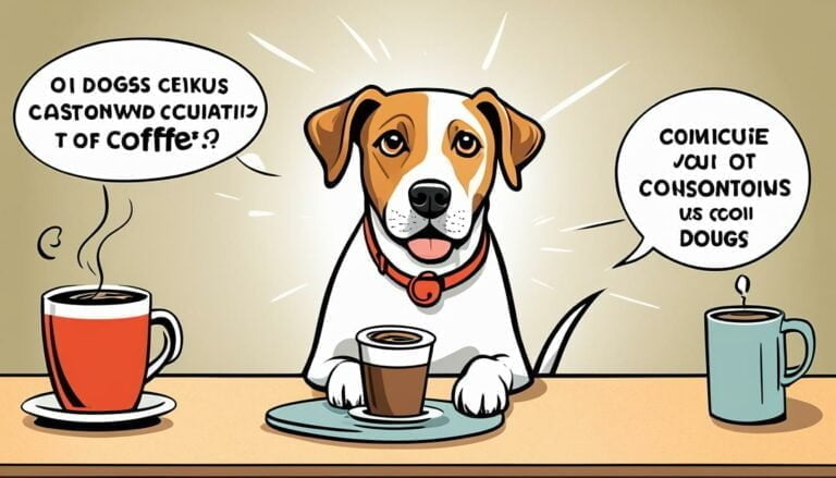 hond en koffie