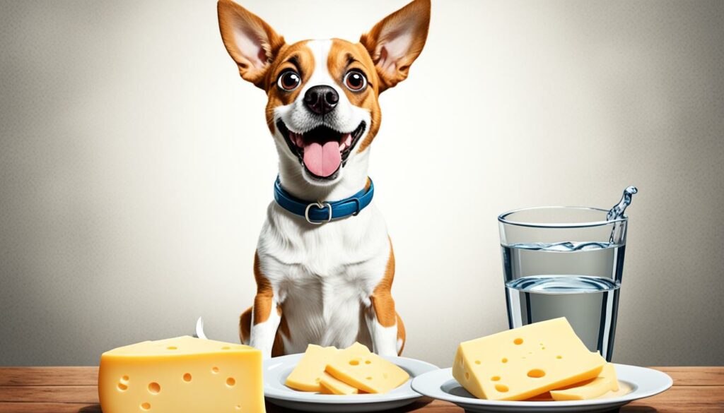honden en kaas