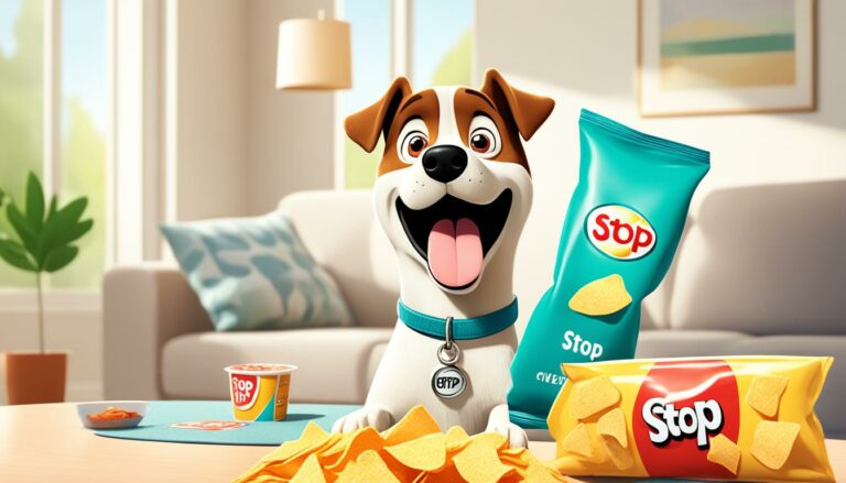 honden eten chips