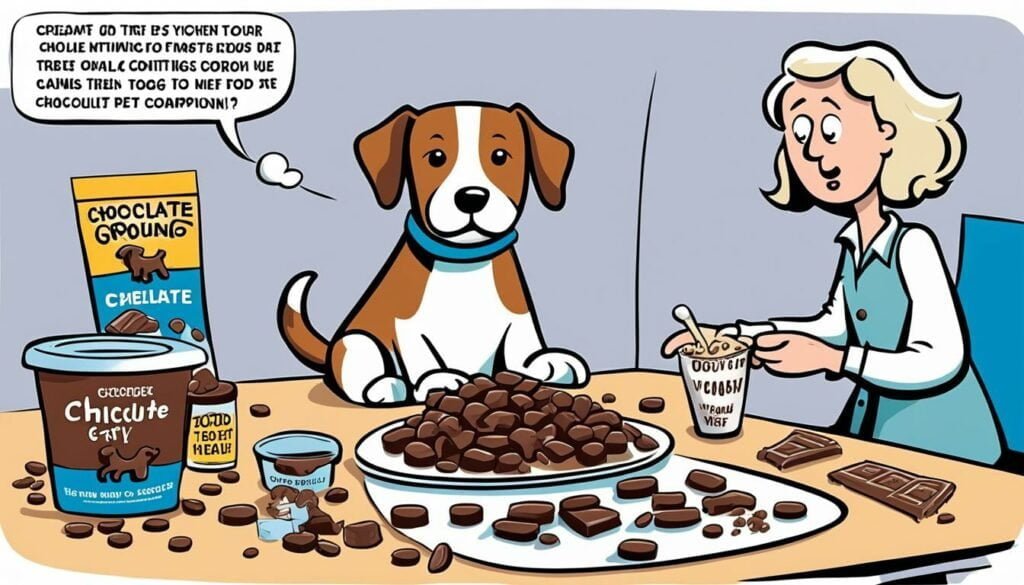 is chocolade giftig voor honden