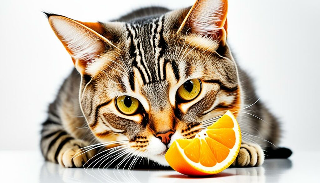 katten en citrusvruchten
