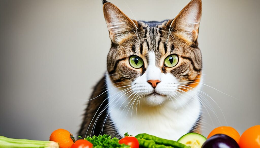katten groenten geven