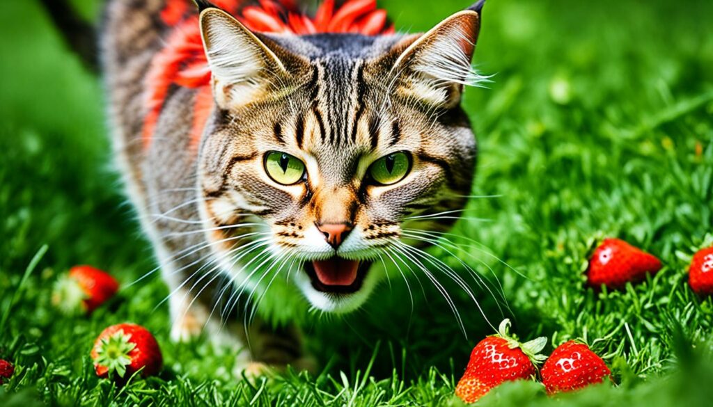 mogen katten aardbeien eten