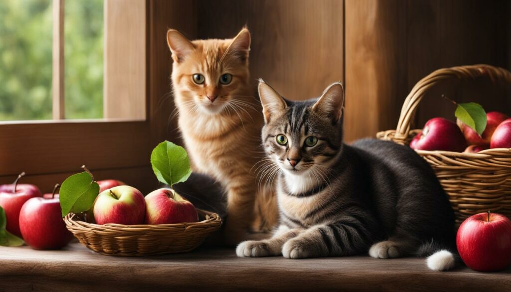mogen katten appel eten