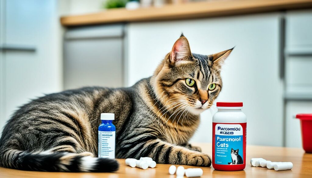 mogen katten paracetamol eten