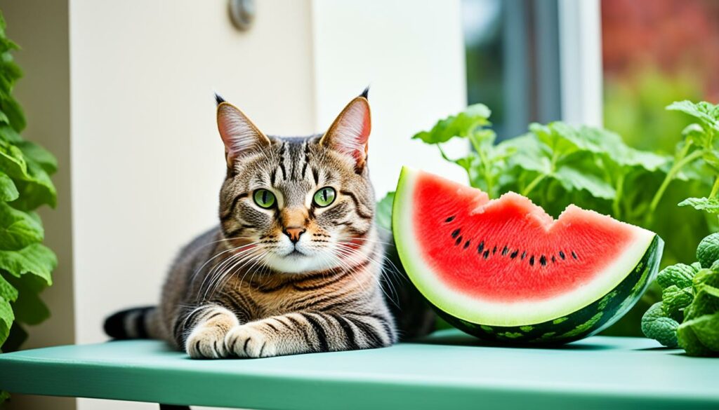 mogen katten watermeloen eten