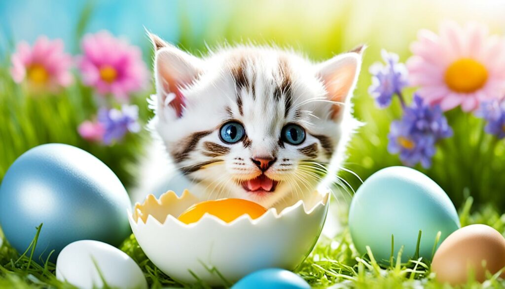 mogen kittens eieren eten