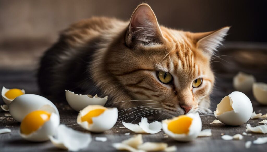 risico's van eieren voor katten