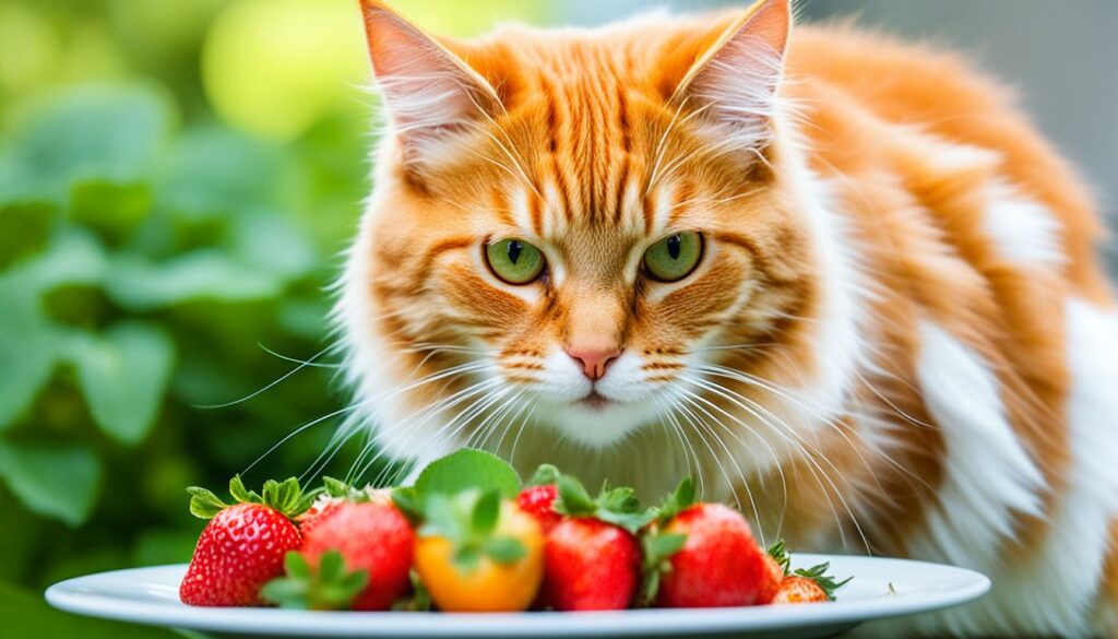 veilige manier om aardbeien aan katten te geven