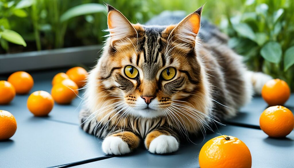 veiligheid mandarijnen voor katten
