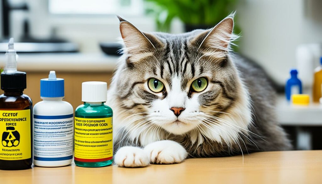 vergiftiging kat diagnose