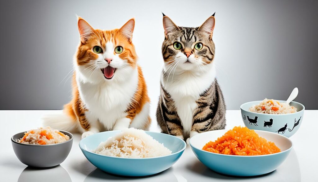 voedingsschema voor katten met rijst