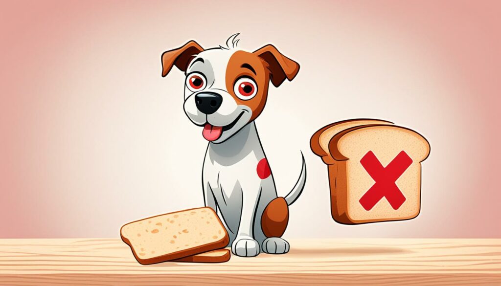 voedingsstoffen in brood slecht voor hond